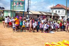 Feeding and Fun time with the kids at OSU, Accra, Ghana